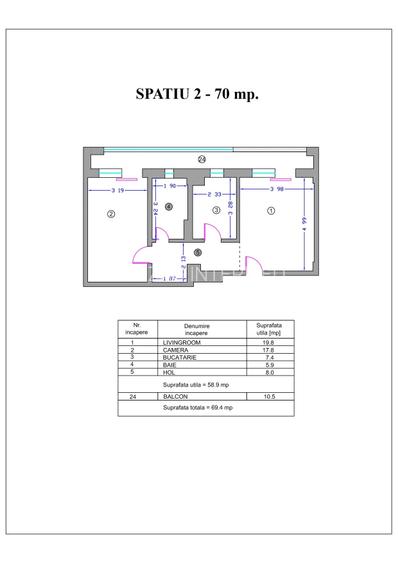 Spații moderne de birouri , suprafete 70 - 121 mp, PARCARE PROPRIE, cladire 2026 - 17