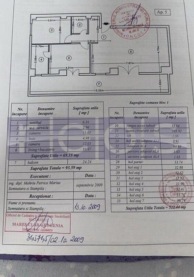 VANZARE 3 CAMERE TITAN | BLOC NOU 2009 | CENTRALA PROPRIE | - 5