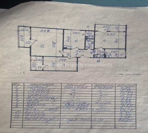 Apartament 3 camere | Aviației | 76,20 mp | Etaj 3/4 | Bloc anvelopat | - 2