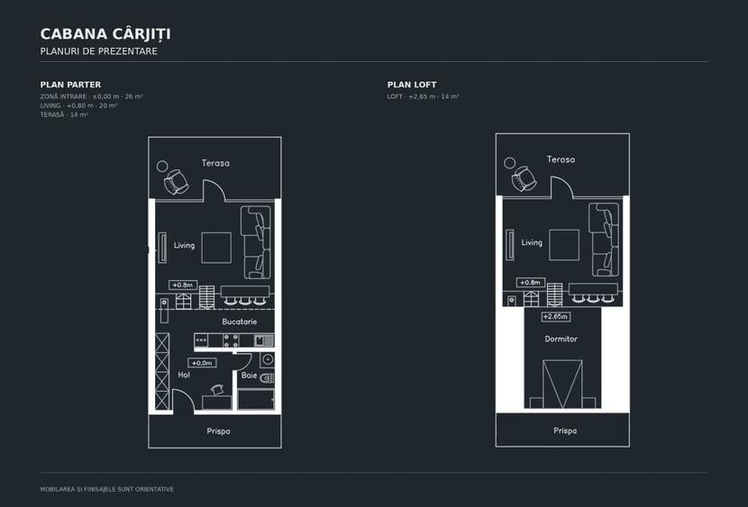 Cabană A-frame nouă, 60 m², teren 1.275 m² – la 15 minute de Deva și Hunedoara