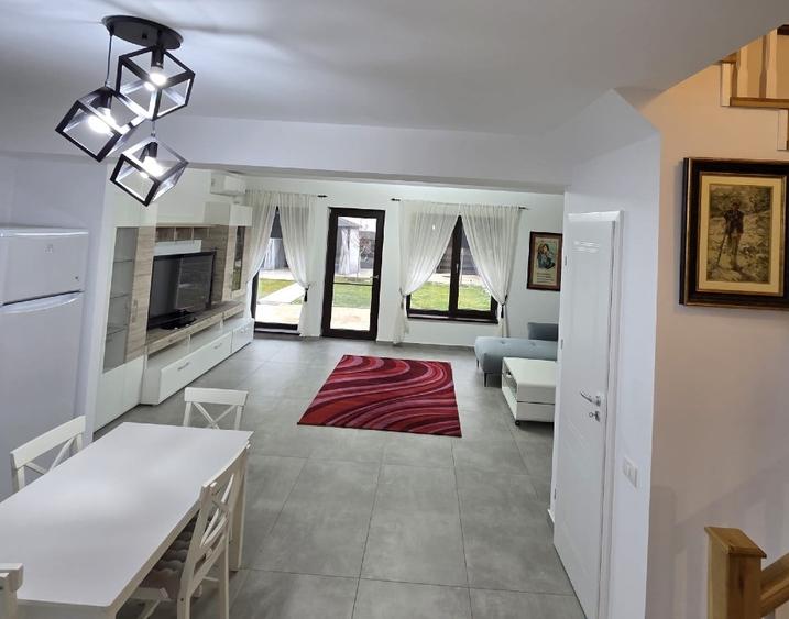 Duplex nou mobilat, 131 mp utili, teren 297 mp, Corbeanca_Primăverii - TVA incl
