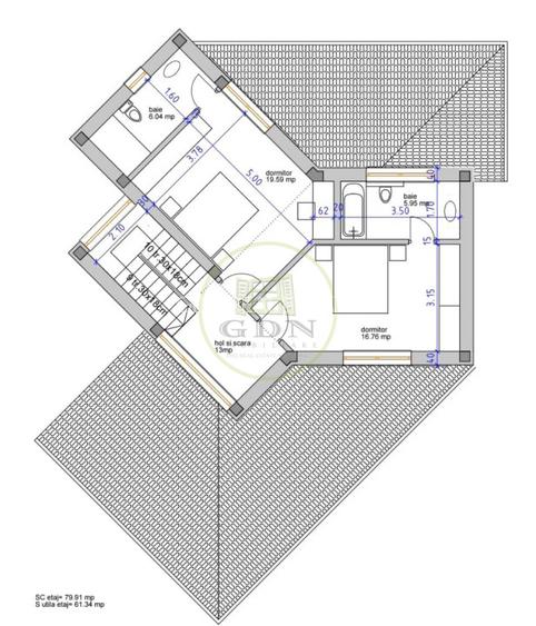 Casa 4 camere, teren 720 mp, Carcea, zona Banu Maracine - 8