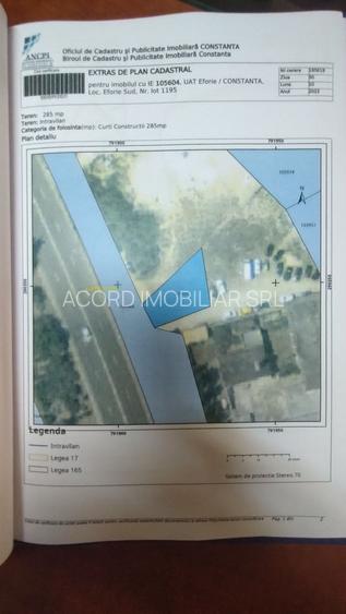 Teren construcții, vedere frontala la mare și Certificat Urbanism - Eforie - 4