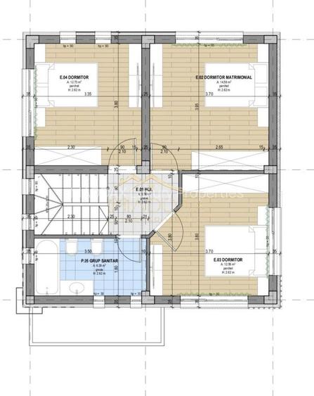 Vila individuala P+1 ***4 camere***curte proprie 380 mp//CORBEANCA - 2