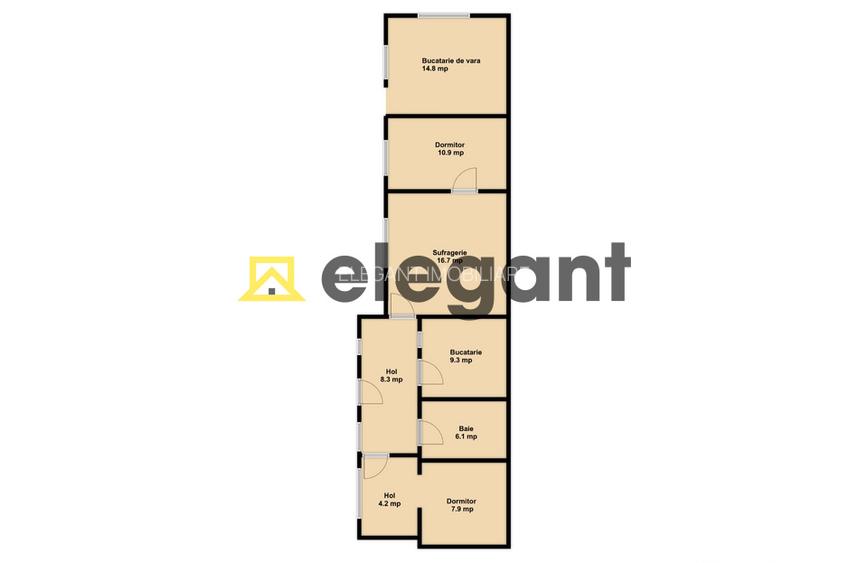 Pretabil spatiu sau locuinta | 2 case+teren 379 mp | Piata Centrala - 3