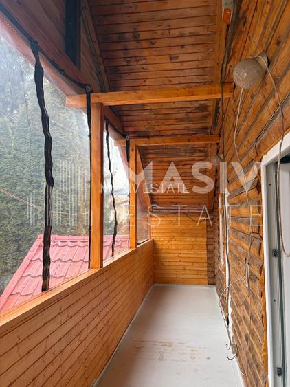 🏡 Casă din lemn masiv cu 7 camere, saună și teren generos – Azuga - 16