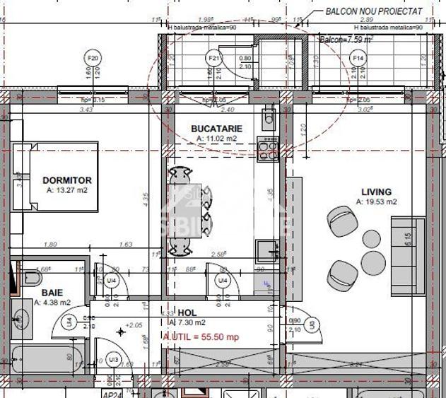 Apartament cu 2 camere, zona Doamna Stanca - 2