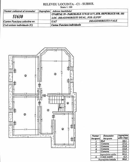 Casă 11 camere cu livadă pe Strada Republicii, Dragomirești-Deal - 2