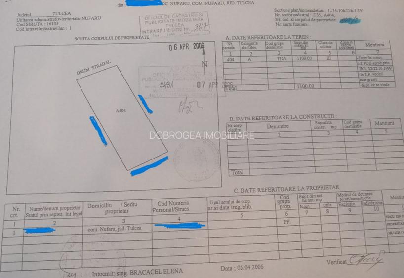 NUFARU-  TEREN INTRAVILAN , 1100 MP - 6