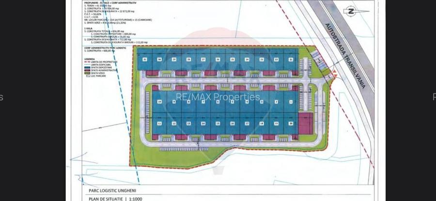Terenuri Investitie 43485 mp Ungheni-Mures / Autostrada - 9