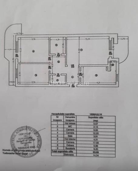 Apartament 3 Camere Pacurari, 2 Bai - 9