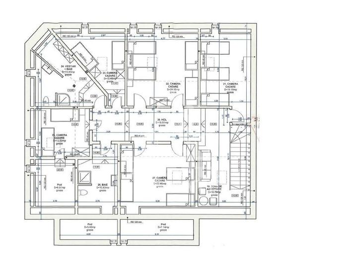 Spatiu SAD pentru birouri sau alte activitati, 175mp, Tipografilor - 12