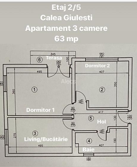 Apartament 3 camere Giulesti bloc nou Bucuresti cu parcare - 5