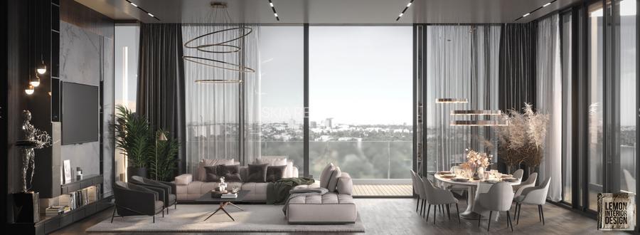 Apartament cu 2 camere de vânzare // One Lake Club - 3