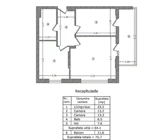 3 camere nou + parcare in Buftea 95,500 EUR + TVA! - 13