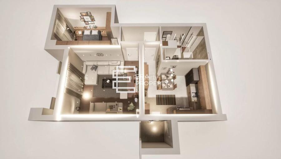 Apartament 2 camere,decomandat, Calea Surii Mici, Sibiu - 2