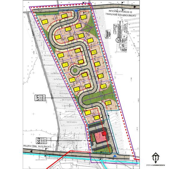 Teren cu PUZ Moll iulius Family peste strada Bucium - 8