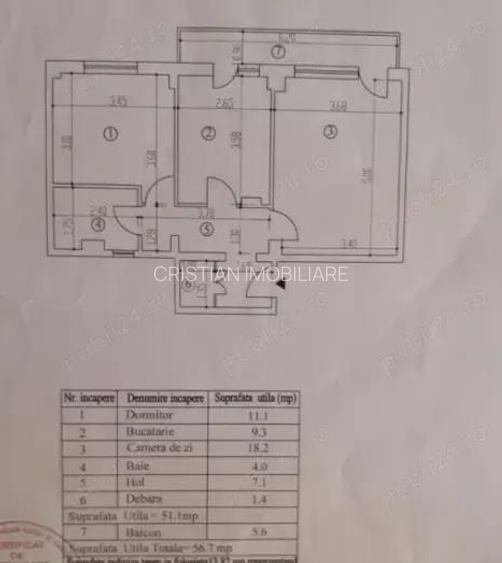 Ap 2 cam conf 1 Progresu 55 mp Mobilat si utilat - 9