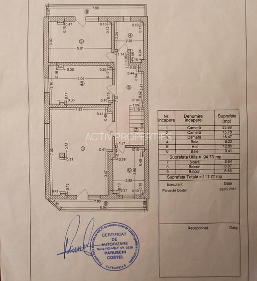 Vila 2005,metrou Brancoveanu 14 min, P+1, su 200mp, 5 camere,3 bai, teren 200 mp - 16