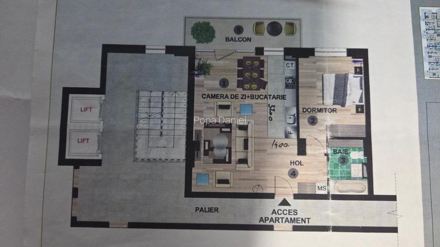 Apartament Navodari blocuri noi - 10