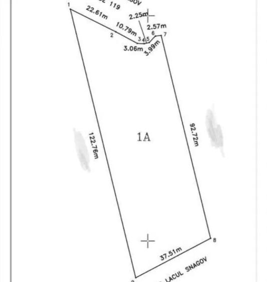 Teren intravilan 3800mp | Deschidere completa Lac Snagov | Regim P+4 - 1