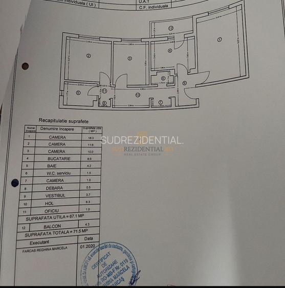 Apartament 3 camere, complet echipat, parcare inclusa, zona Rahova - 1