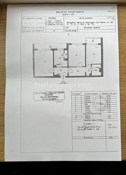 Apartament 3 camere de vânzare Gorjului - 14