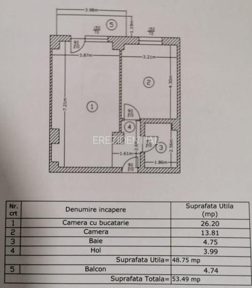 Apartament 2 camere-Militari Residence  - 20