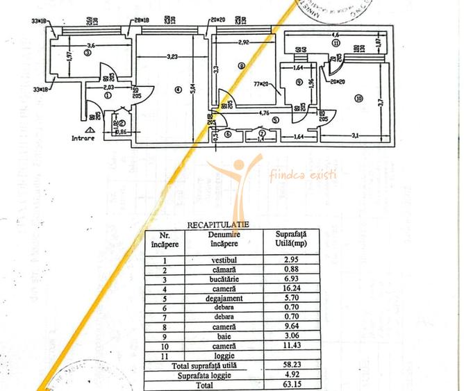 Apartament 3 camere semidecomandat in apropierea statiei de metrou Iancului - 1