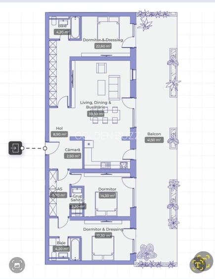 Apartament 4 camere | 165 mp | Piscină | Complex nou 2025 - 25