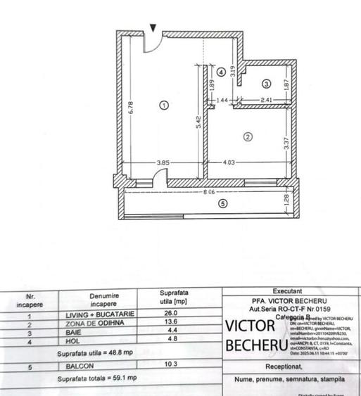 APARTAMENT 2 CAMERE | PALAZU MARE | MOBILAT SI UTILAT  - 9