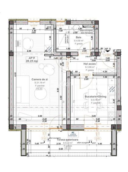 Asfalt. Spatiu pod. Balcon mare. - 10