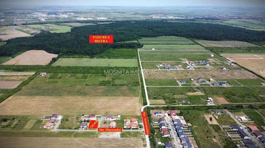 741mp Teren Mosnita, cu utilitati | 54.000Euro - Padurea Bistra - 2