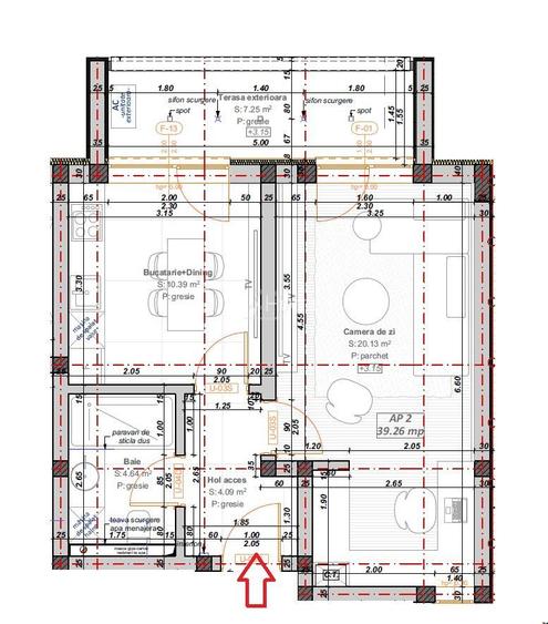 Etaj 1. Balcon mare. Loc de parcare. - 7