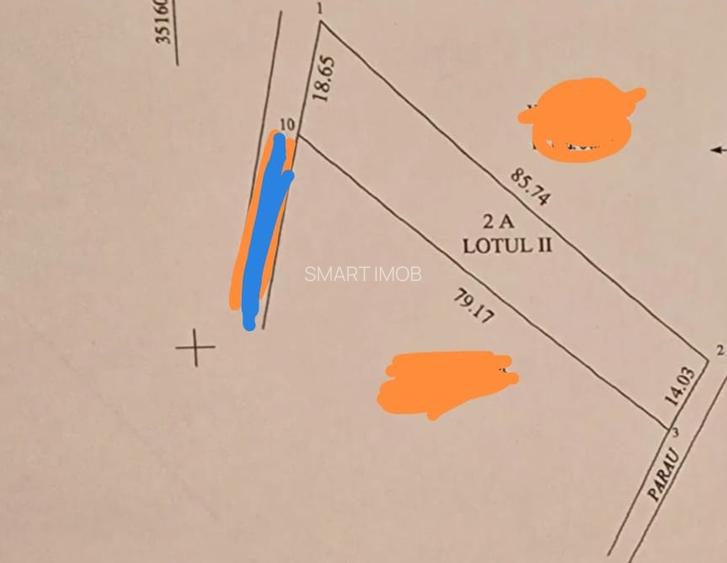 Teren Intravilan 1260mp zona strazii Crasnei 8700eur/Ar - 3