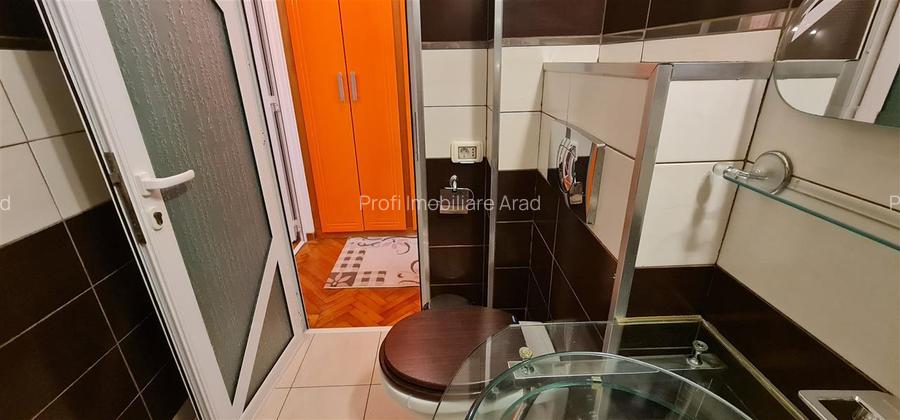 Apartament 2 camere amenajat-mobilat modern la cheie, et.1, central Podgoria- Zo - 15