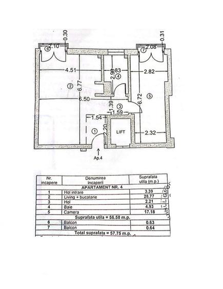2 camere, Arcul de Triumf / Herăstrău, bloc 2006 - 2