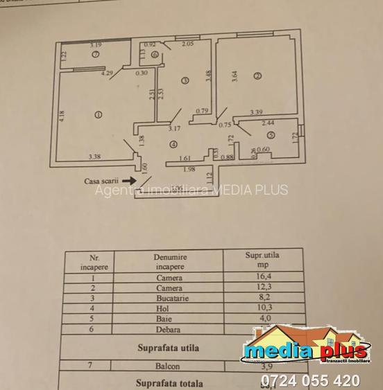Apartament 2 camere decomandat de vânzare – Micro 39 - 8