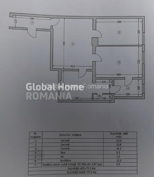 3 Camere 76 mp | Universitate - J.L. Calderon | Fara Risc sau Urgenta | Renovat - 8