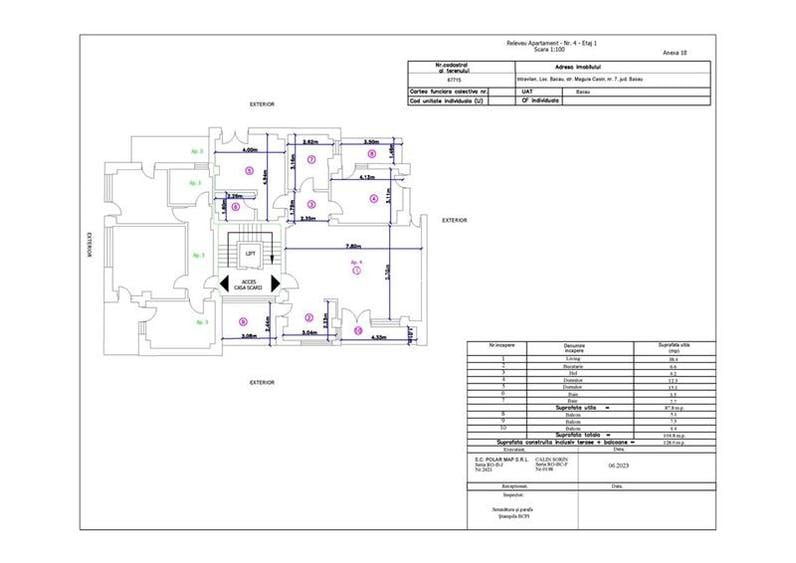 Bloc nou - Aleea Parcului - 2 si 3 camere - 15