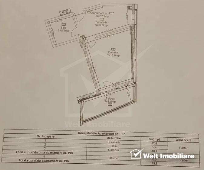 Apartament in complex Wings