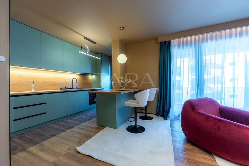 Apartament modern cu 2 camere și terasă generoasă – zona Iulius Mall. - 2
