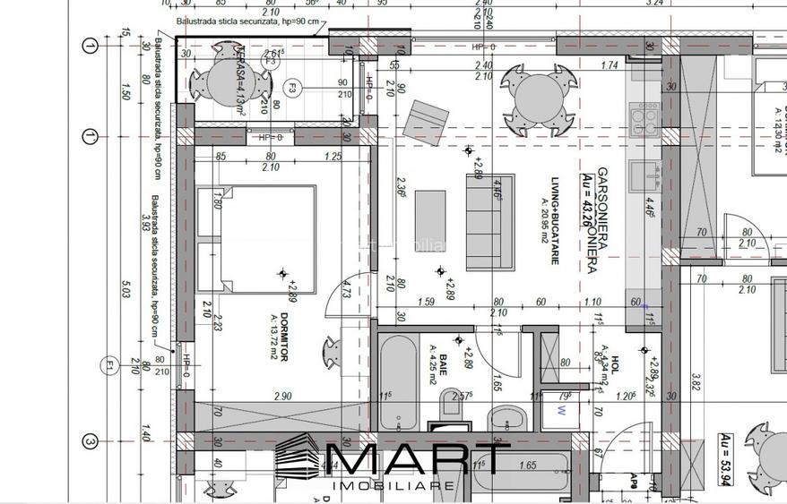 Apartament 43 mp etaj 1 cartier Davinci - 5