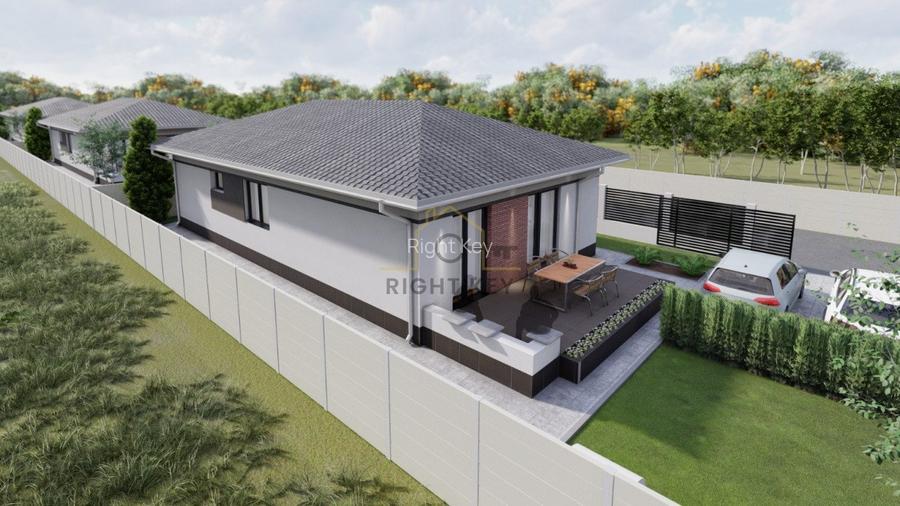 Nou! Casa parter 4 cam, 100mpu, 400mpt, toate utilitatile, placa! - 6