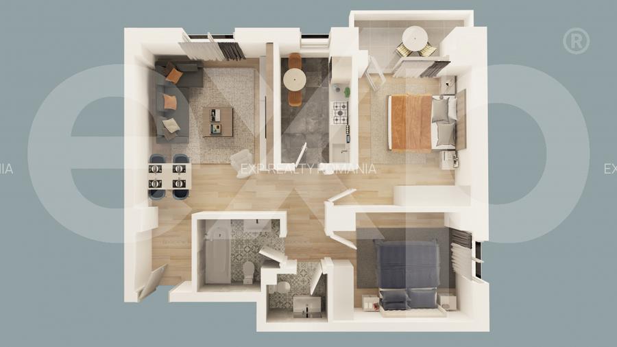 Apartament 3 camere in Mioveni | Bloc Nou 2026 - 3