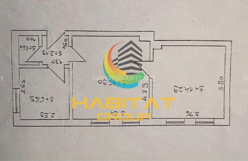 Casa de Vanzare 41 mp -2 camere + curte - zona Timpuri Noi - 7