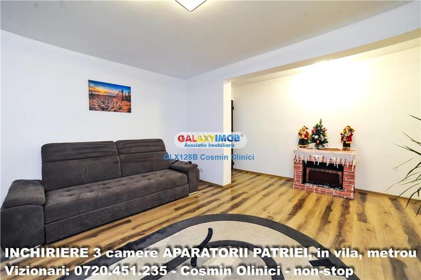 INCHIRIERE 3 camere BERCENI - Aparatorii Patriei, metrou, in vila - 3