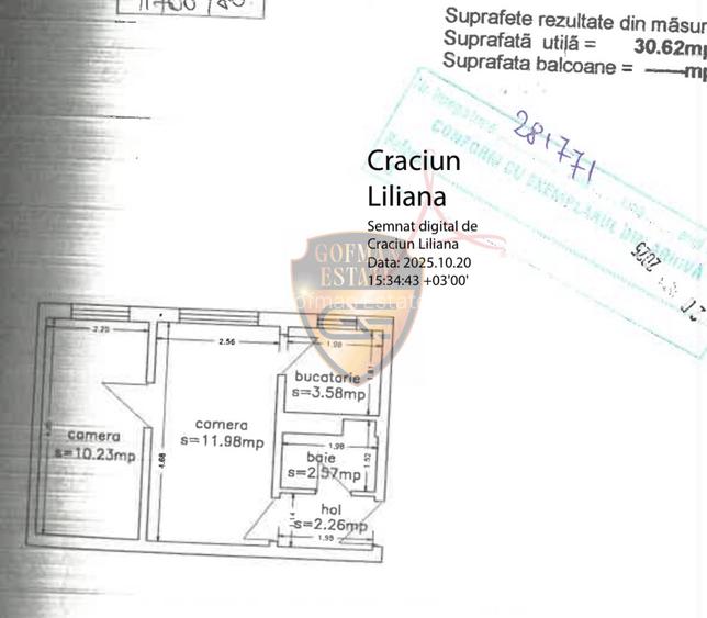 2 camere, Tomis Nord, Campus, 30.62 mp, et 4/4 semidecomandat, A/C, gaze la usa - 16