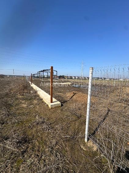 Vand teren intravilan 2000 mp, deschidere DJ602, constructie începuta - 15