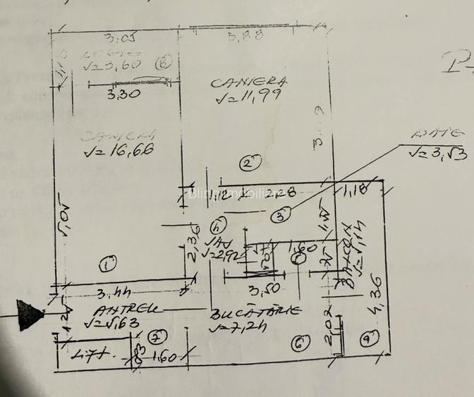 Apartament  cu 2 camere decomandate, zona Interservisan - 9
